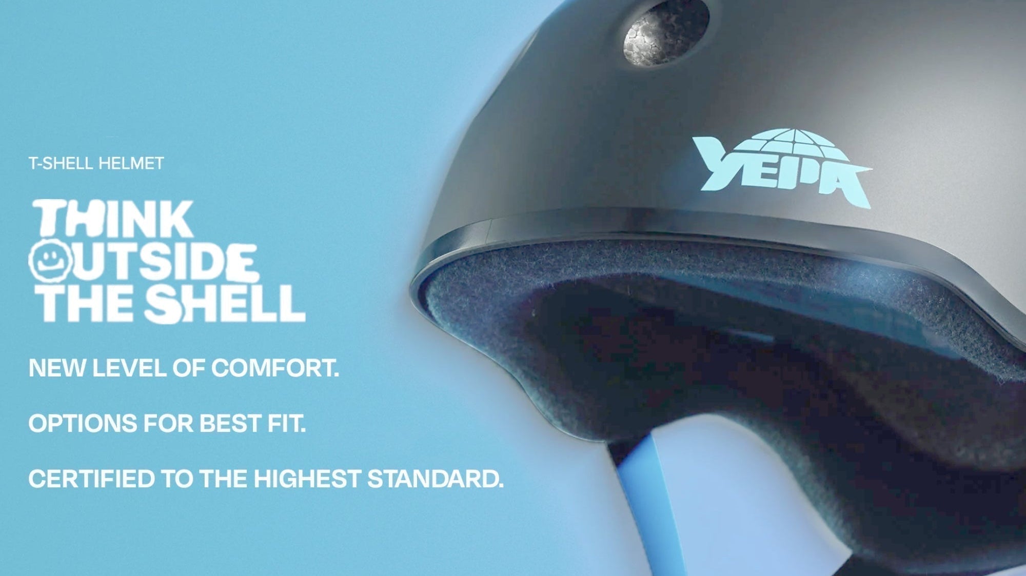 Yepa Helmets from Tony Hawk and Lizzie Armando! Think outside the shell with this dual certified helmet.