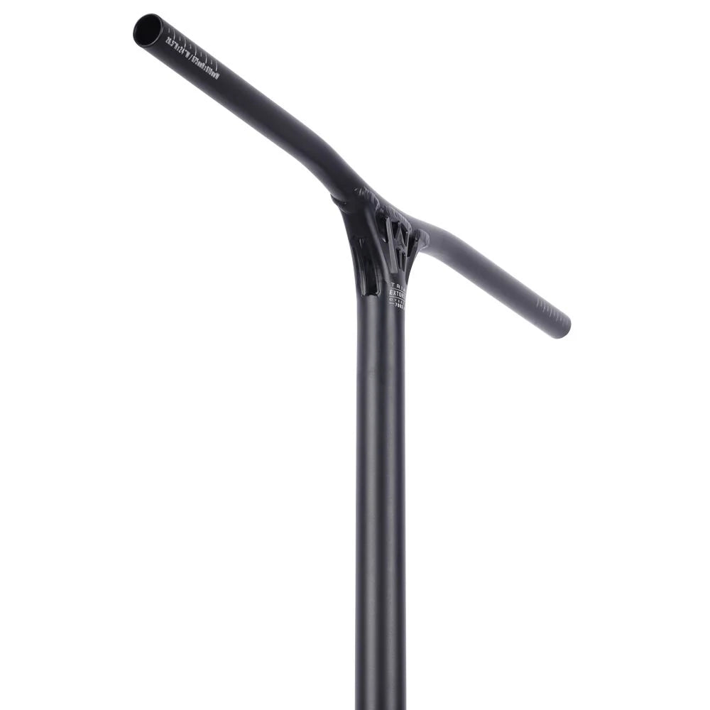 Triad Extortion V2 Aluminium Scooter Bars Anodized Black Angle Close Up