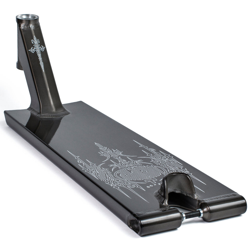 Tilt Formula Selects Gagliano Clear Black 6.5in Scooter Deck Back Angle