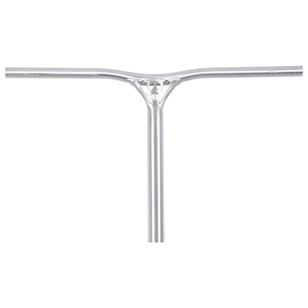 Triad Extortion V2 Aluminium Scooter Bars Raw Brushed Front Close Up