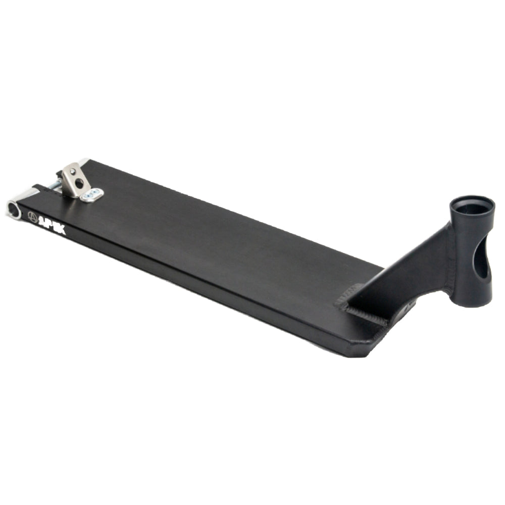 Apex Boxed 6" Black Street Scooter Deck The latest addition to our range is the 6” wide deck. This deck has been refined and perfected over the last year to create a durable, light and well balanced street deck. For riders looking to progress their street riding, this deck is the perfect fit.