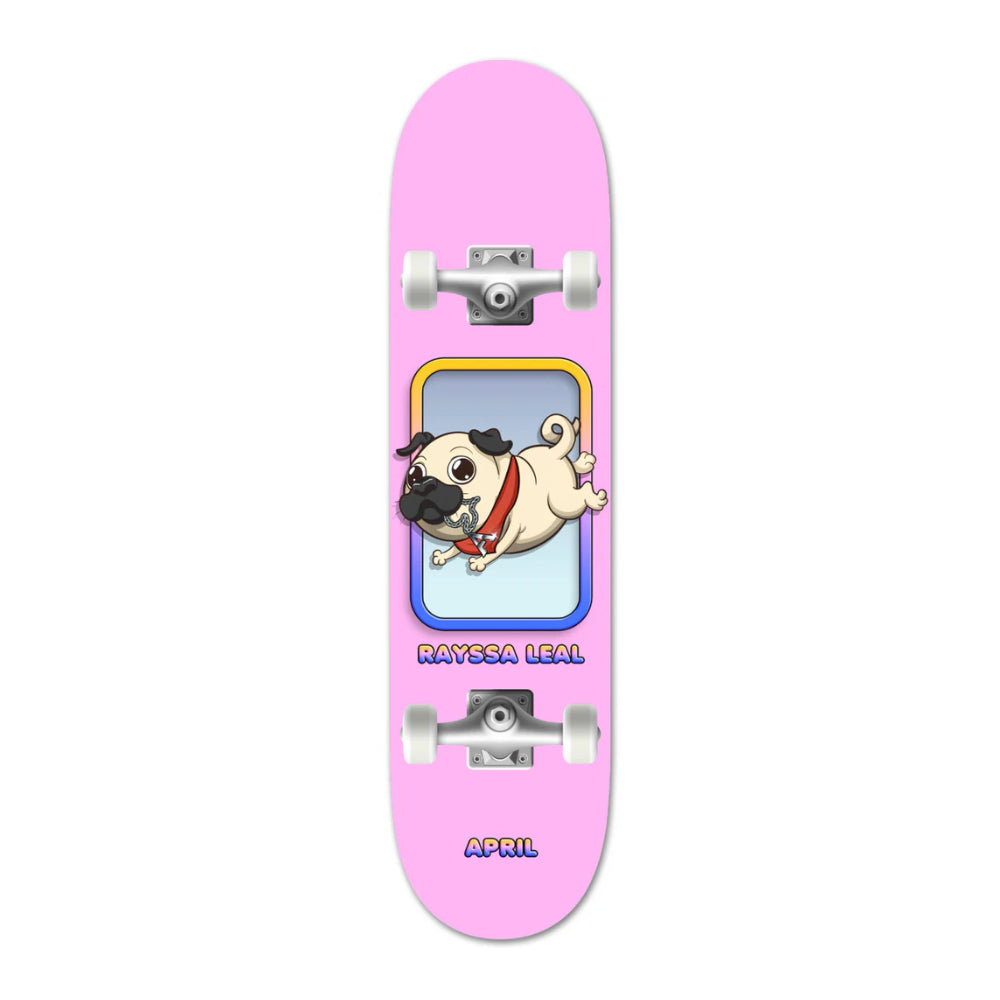 April Mini Rayssa Leal Slinky 7.5 - Skateboard Complete