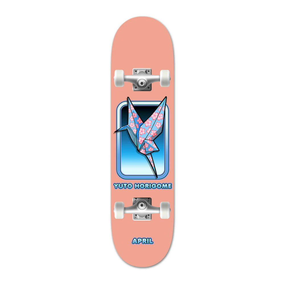 April Mini Yuto Horigome Origome 7.25 - Skateboard Complete