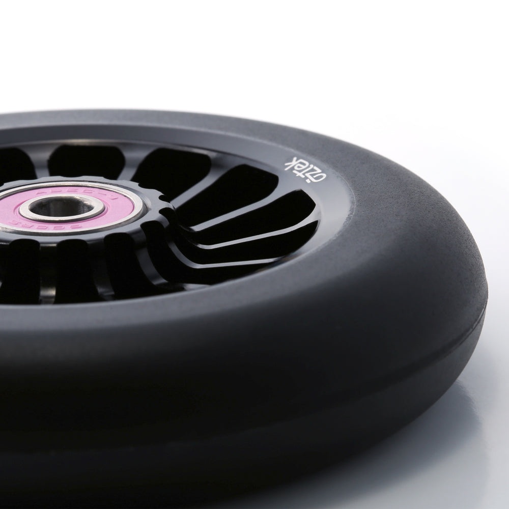 Aztek Architect 2 110mm Freestyle Scooter Wheels Satin Black Close Up