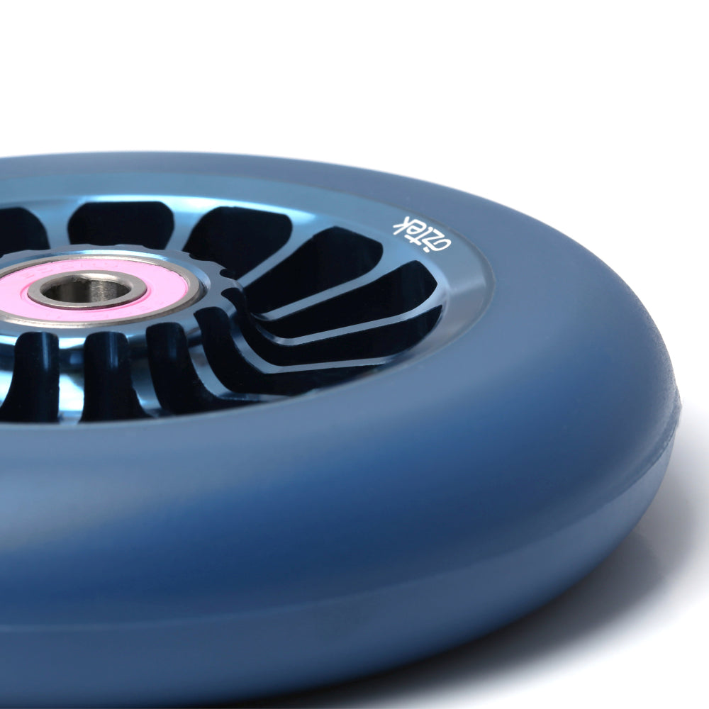 Aztek Architect 2 110mm Freestyle Scooter Wheels Neptune Blue Close Up