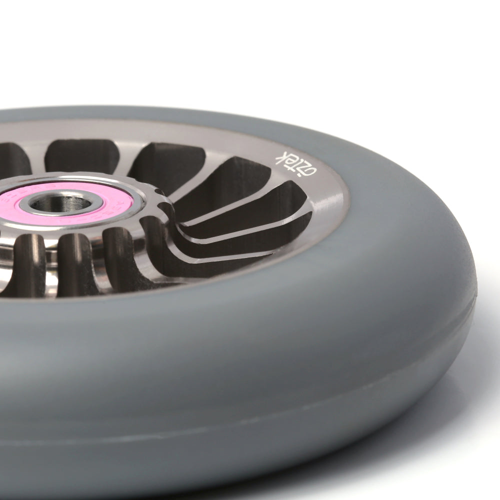 Aztek Architect 2 110mm Freestyle Scooter Wheels Space Gray Close Up