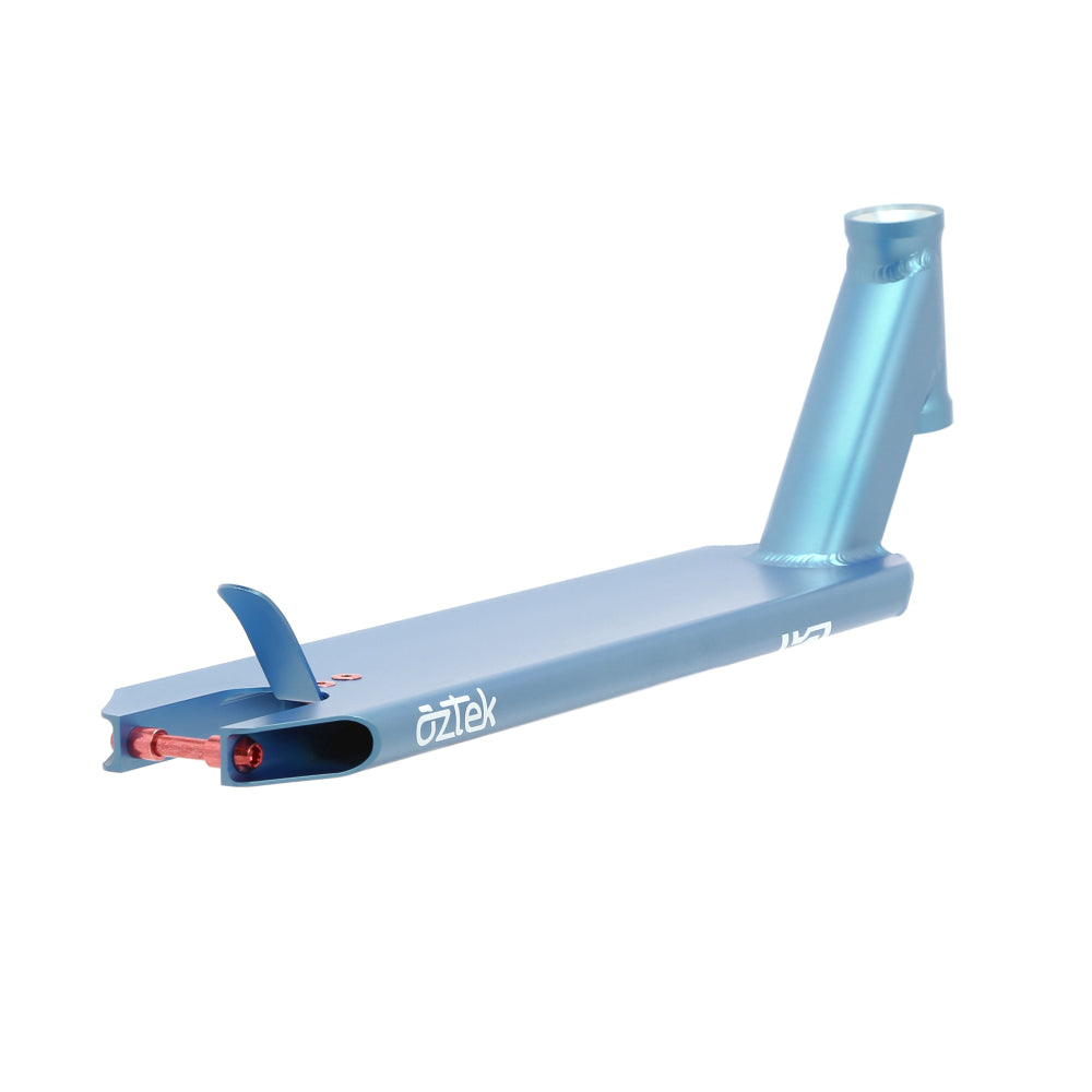 Aztek Corsa Super Light Park Freestyle Scooter Deck Neptune Blue Back Red Axle