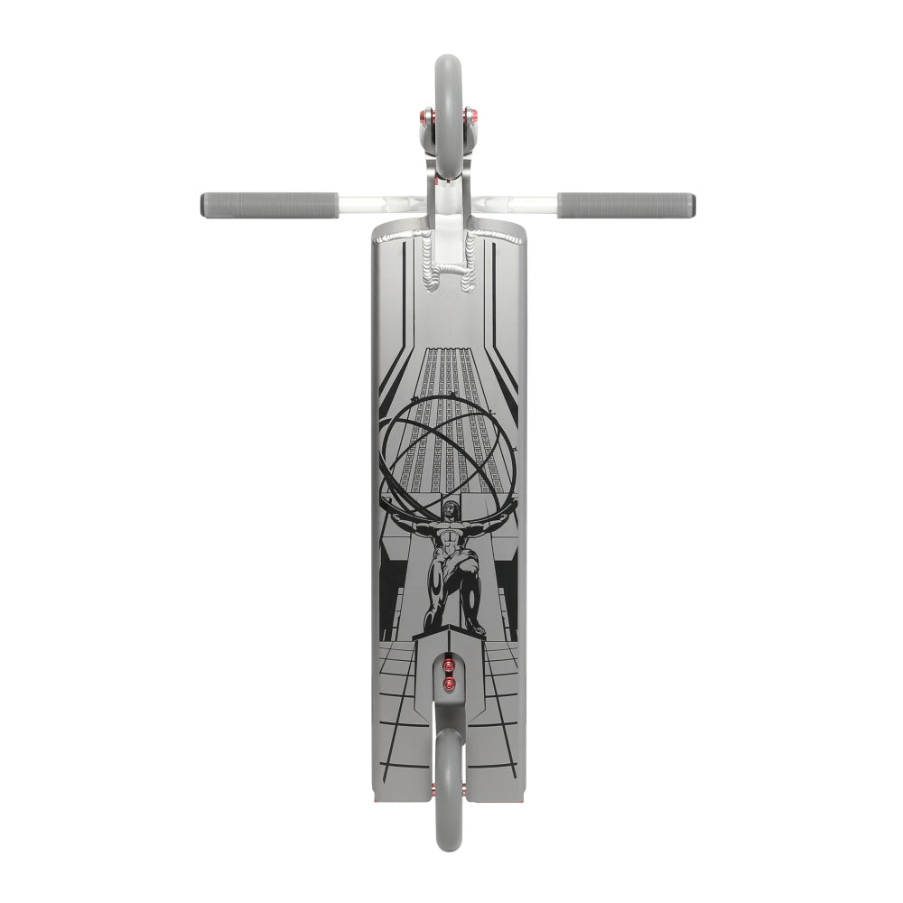 Aztek Fountain 2024 Scooter Complete Space Grey Fully Flat Bottom Design