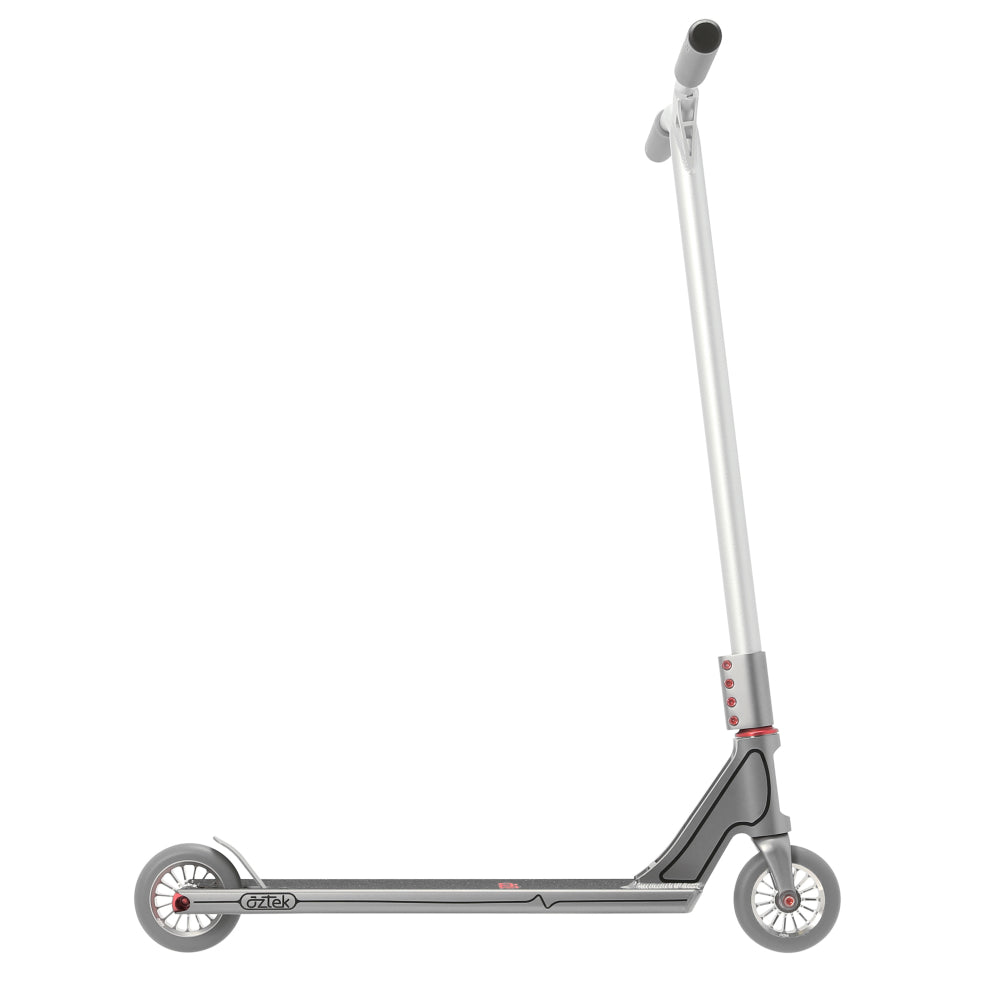 Aztek Fountain 2024 Scooter Complete Space Grey Side View with Architect 2 110mm Wheels