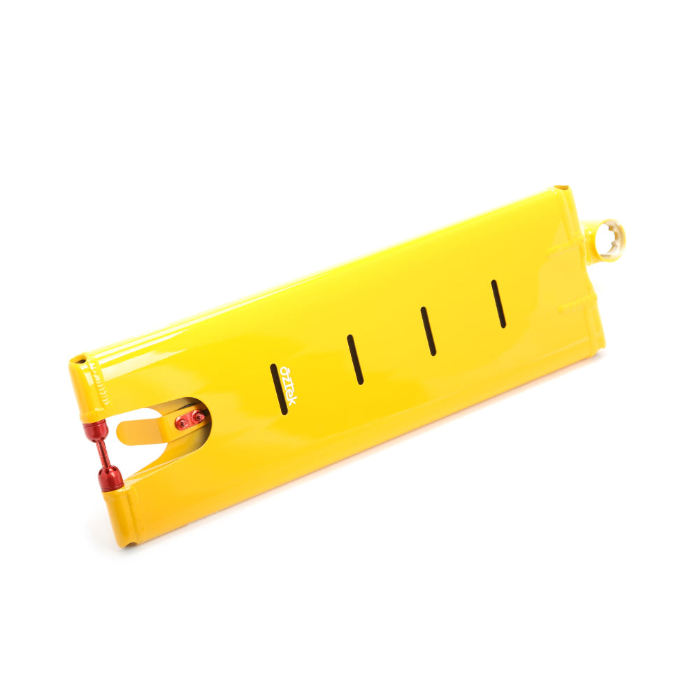 Aztek Europa 2 2026 7in Street Scooter Deck Sage Sunburst Yellow Bottom Back