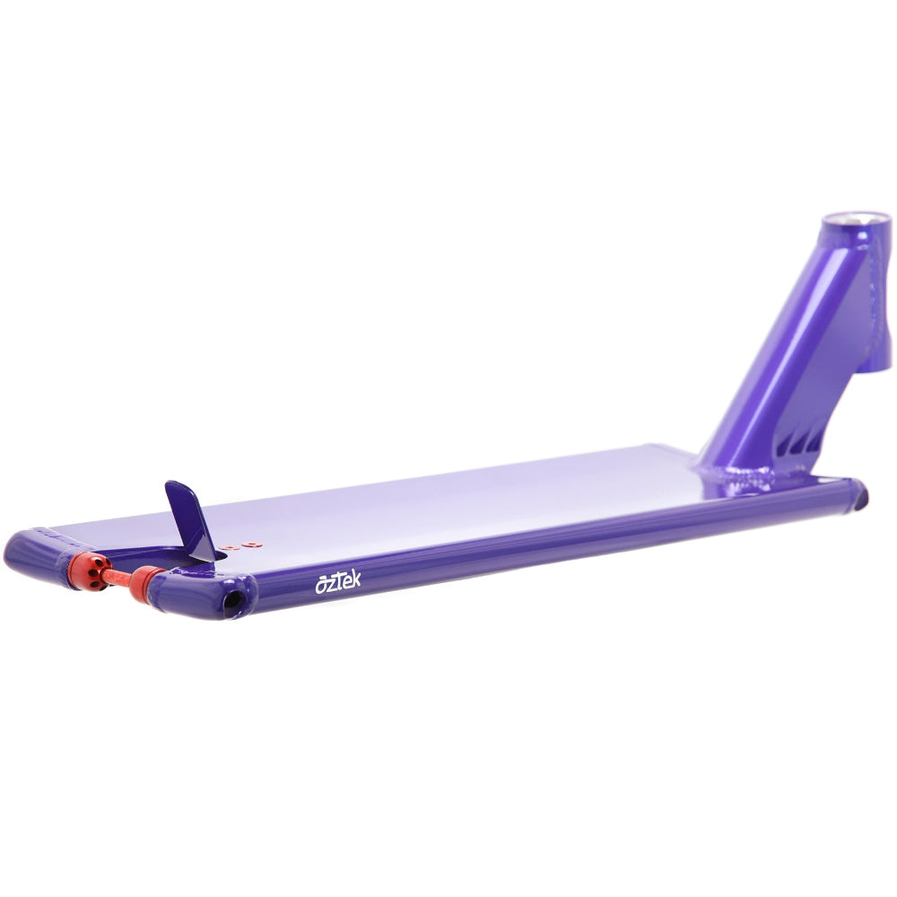 Aztek Europa 2 2026 7in Street Scooter Deck Sage Viola Purple Back View