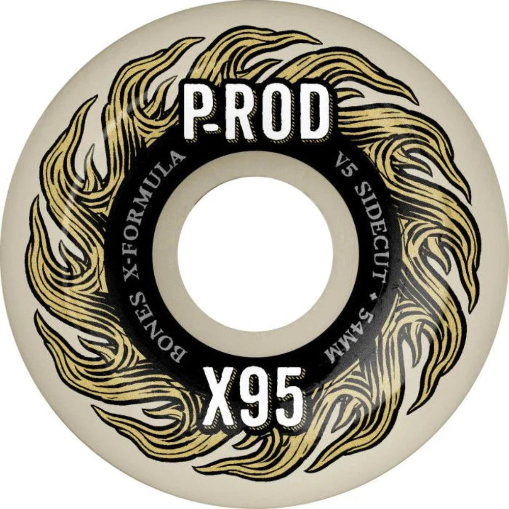 Bones X-Formula P-Rod V5 Sidecut X-95a 54mm - Skateboard Wheels