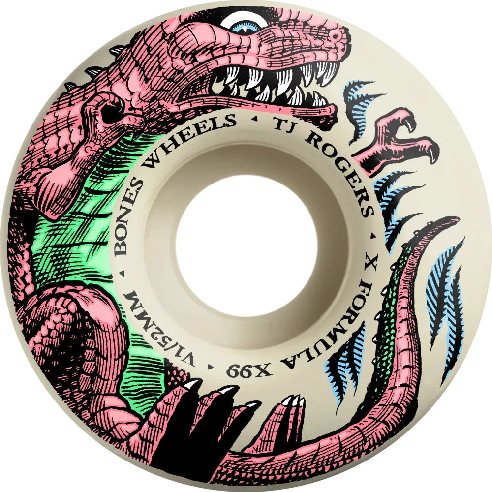 Bones X-Formula Rogers Dino Sortas V1 Standard X-99a 54mm - Skateboard Wheels