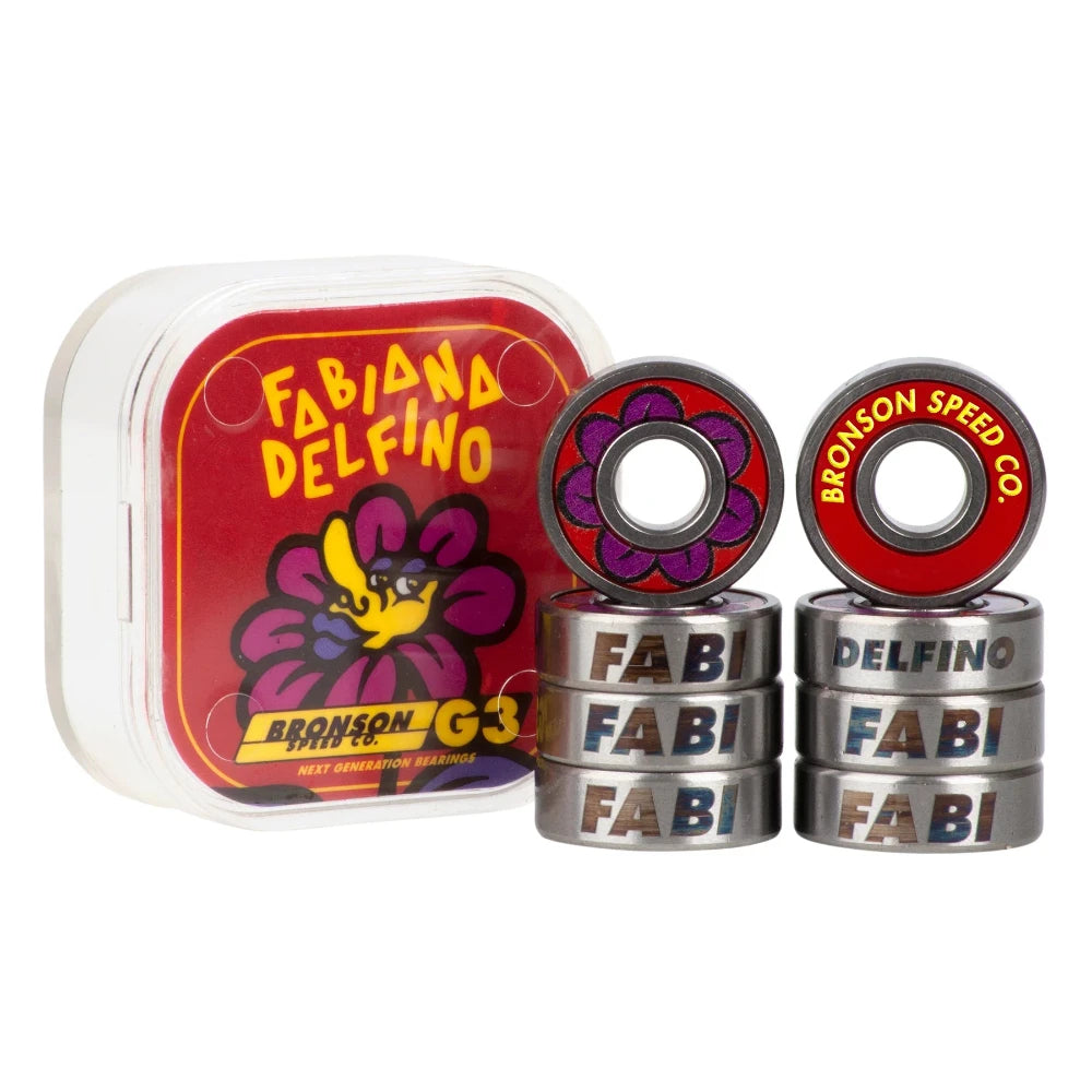 Bronson G3 Fabiana Delfino Sig. Skateboard Bearings With Box