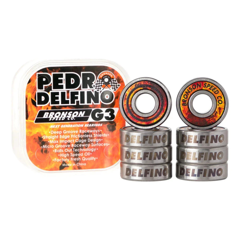 Bronson G3 Pedro Delfino Sig. Skateboard Bearings