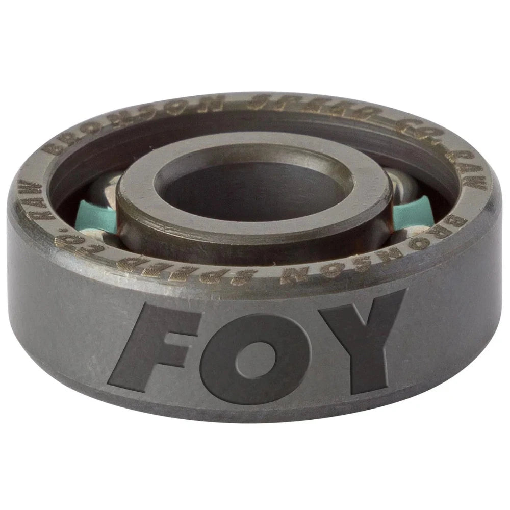 Bronson Raw Jamie Foy Signature Skateboard Bearings Laser Etch Side