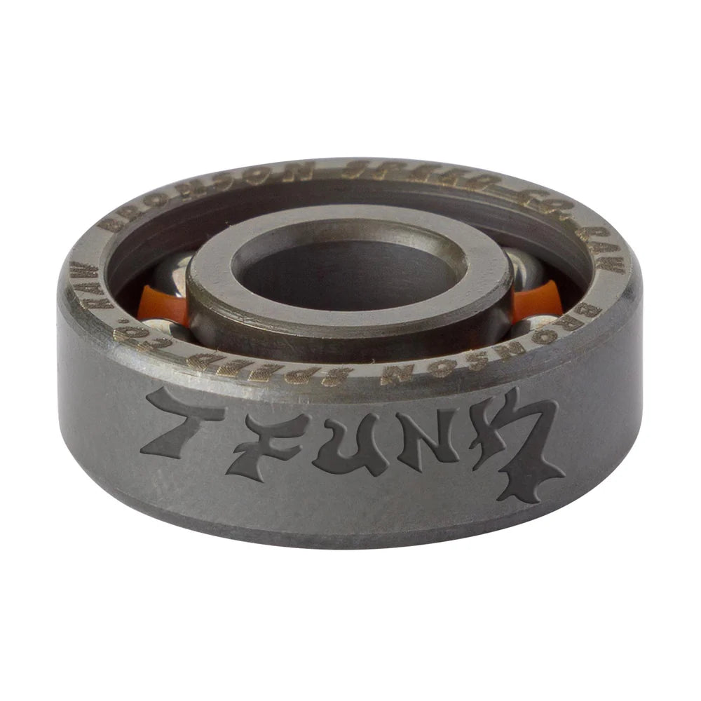 Bronson Raw TFunk Signature Skateboard Bearings Laser Etch