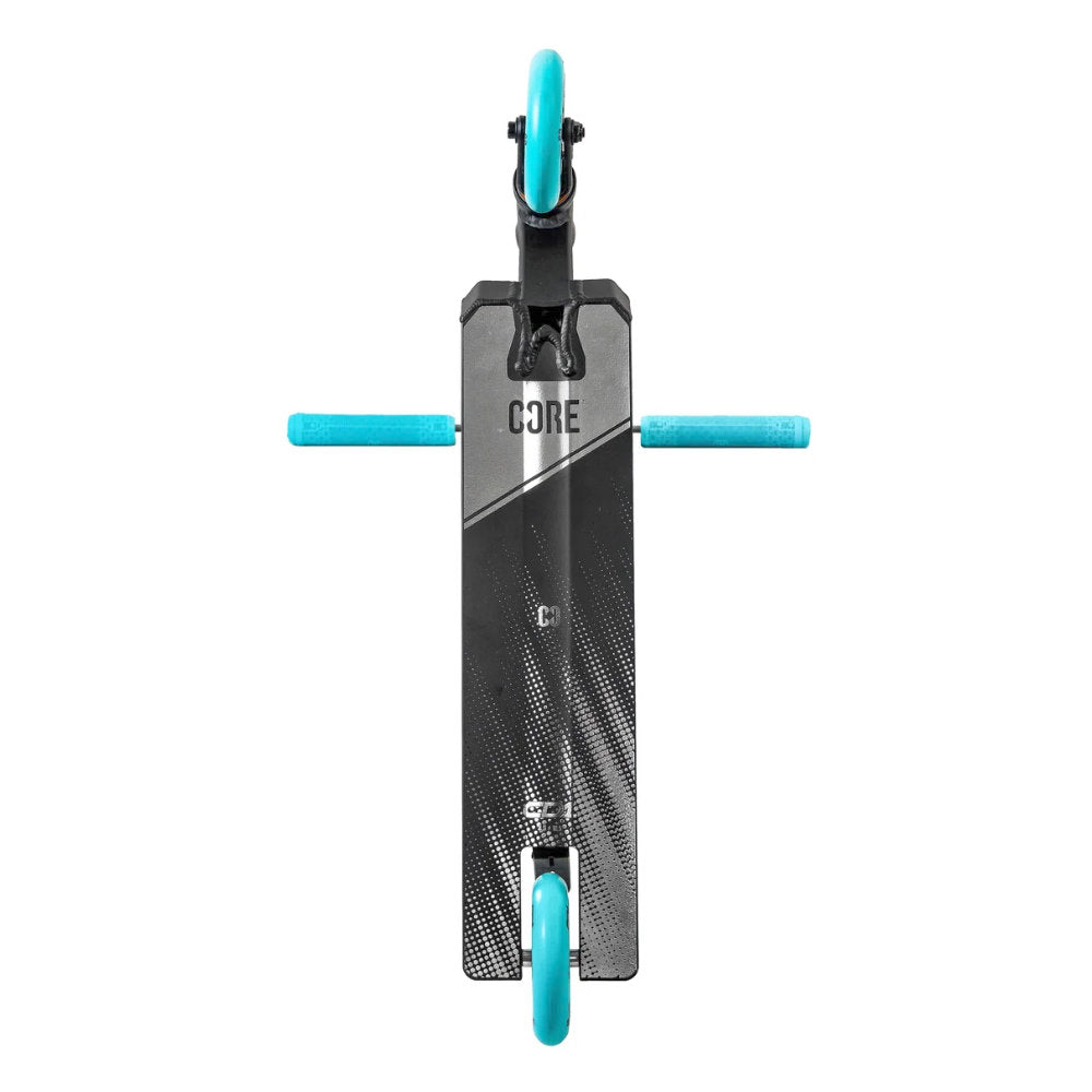 Core CD1 Complete Scooter Chrome Teal Bottom