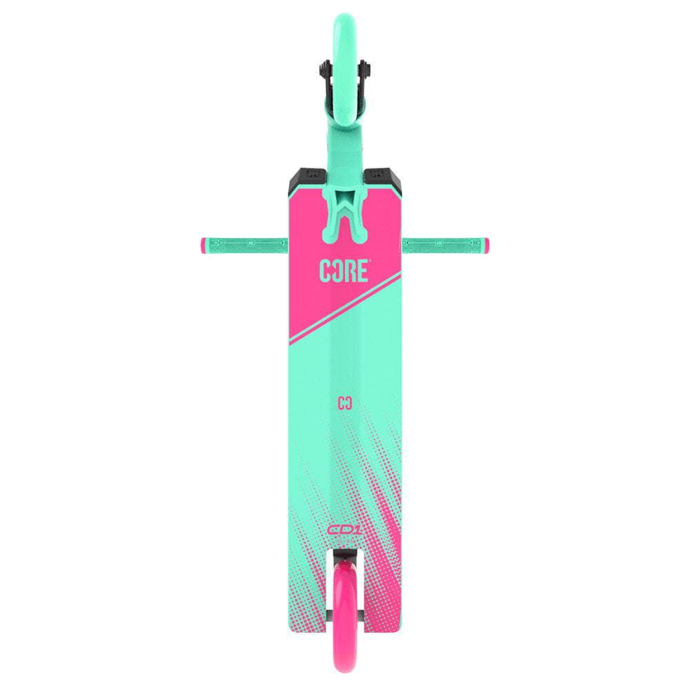 Core CD1 Complete Scooter Pink Teal Bottom