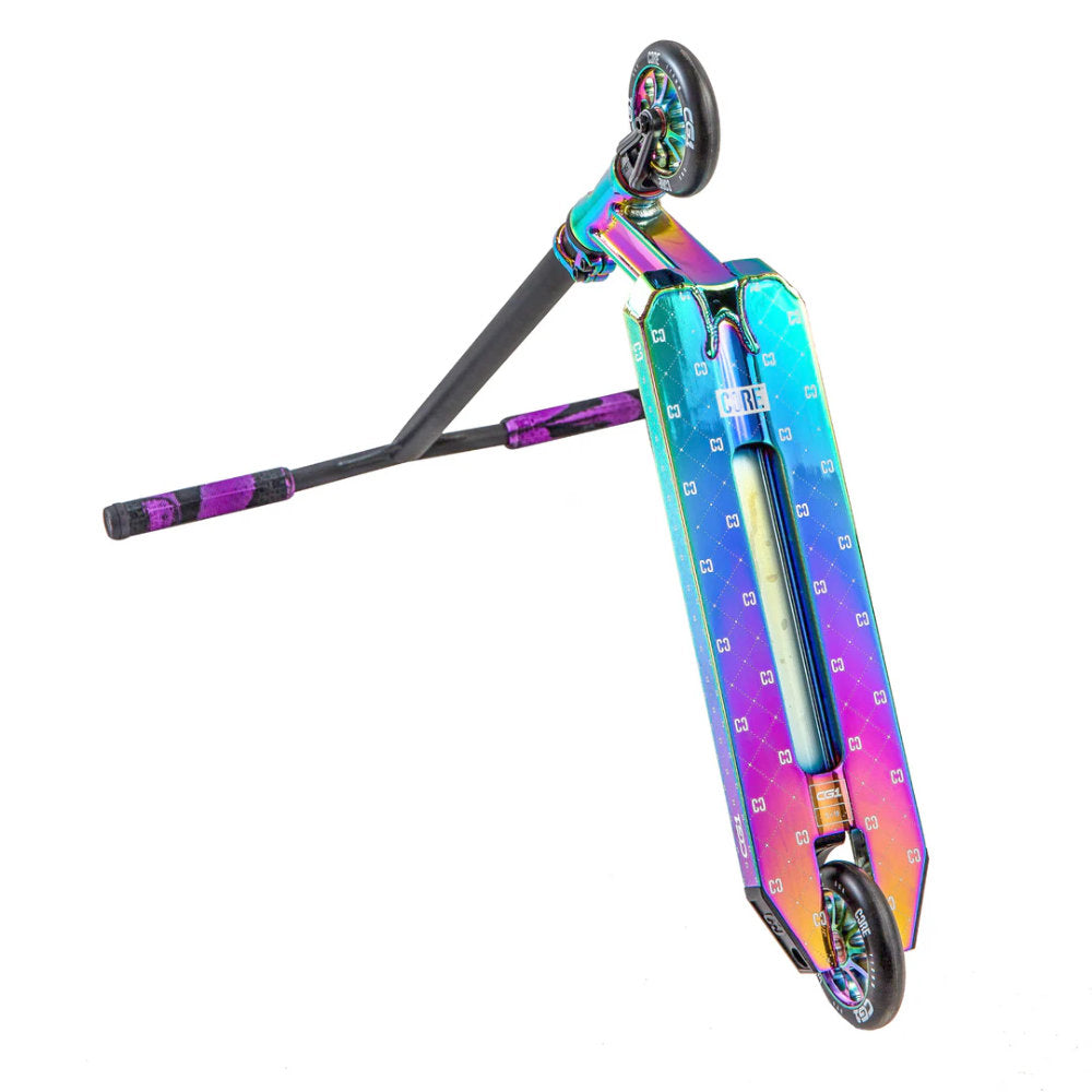 Core CG1 Complete Stunt Scooter Neo Chrome Pyramid View
