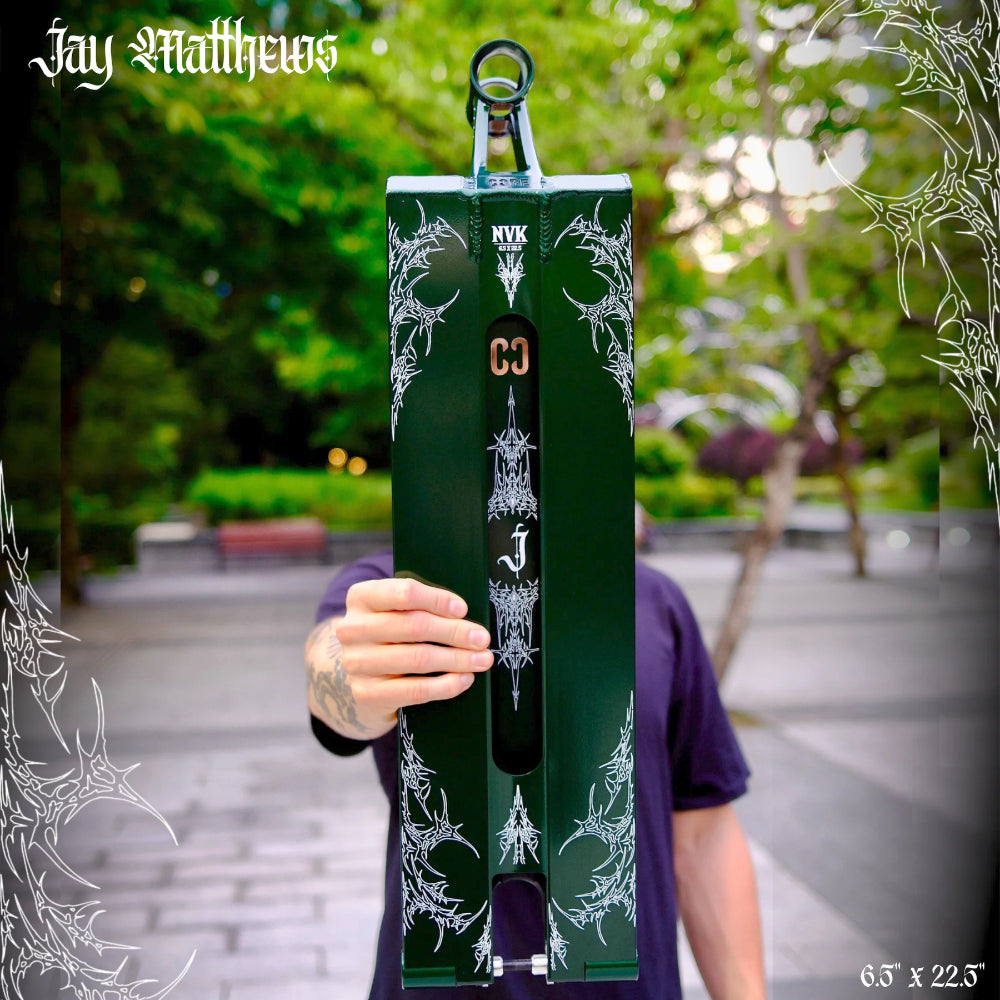 Core ST3 Forged 6.5in J.Matthews Signature Scooter Deck Lifestyle Picture
