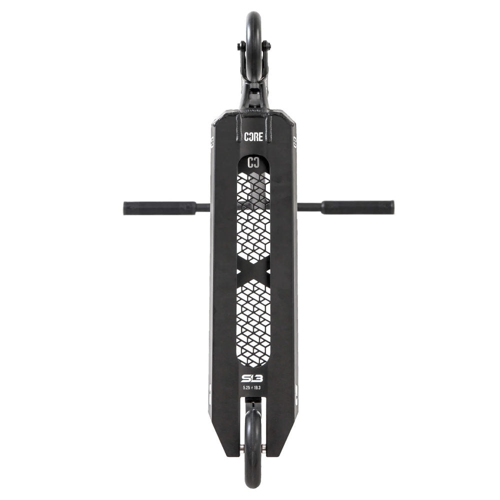 Core SL3 Complete Stunt Scooter Black With Perforated deck plate