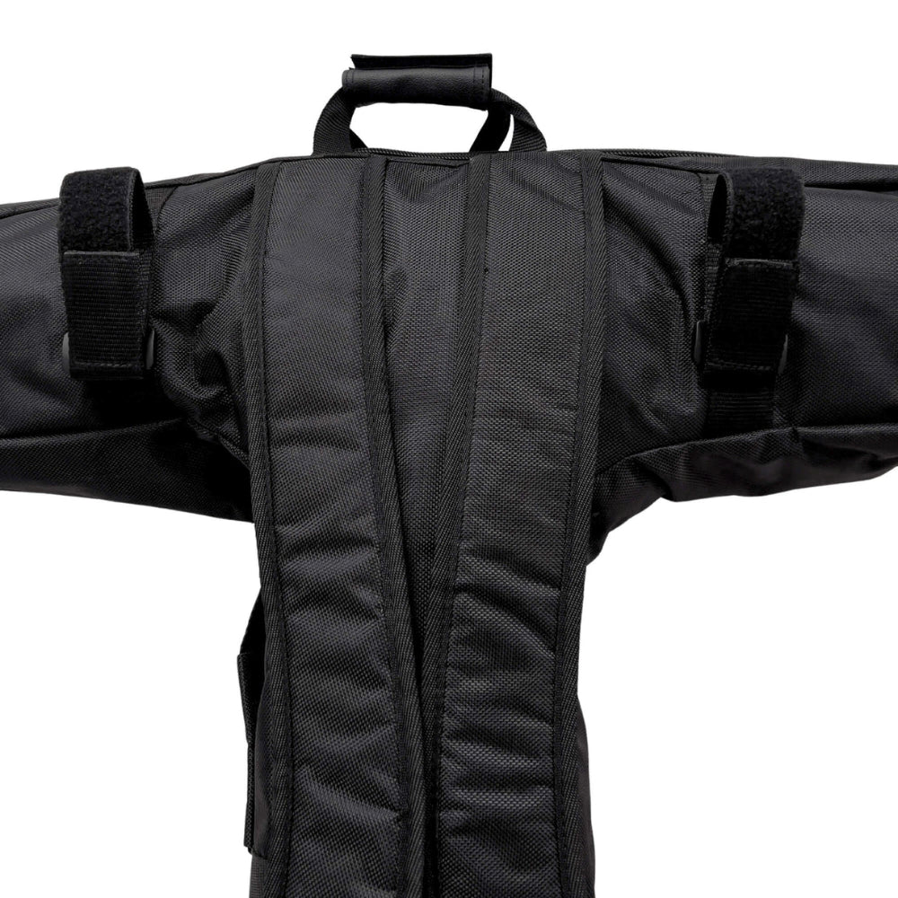 Core Scooter Travel Bag Black Back Straps Close Up