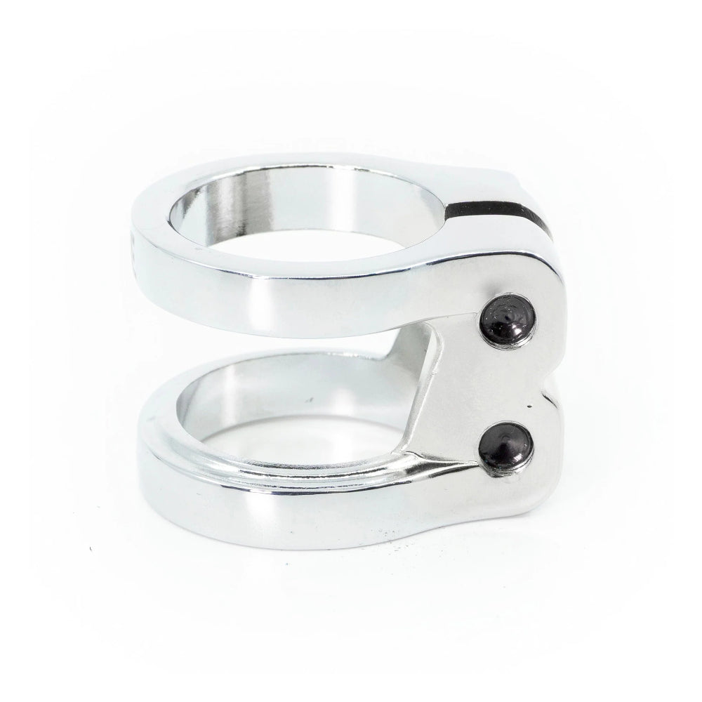 Core Venom Double Scooter Clamp Chrome Side View