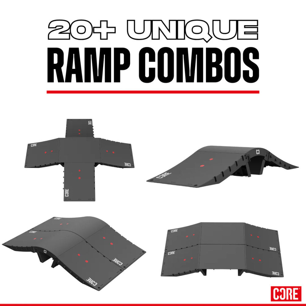 Core Skate Ramp 20+ Unique Combos Possible