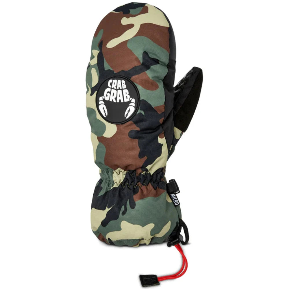 Crab Grab Kids Micro Mittens Camo