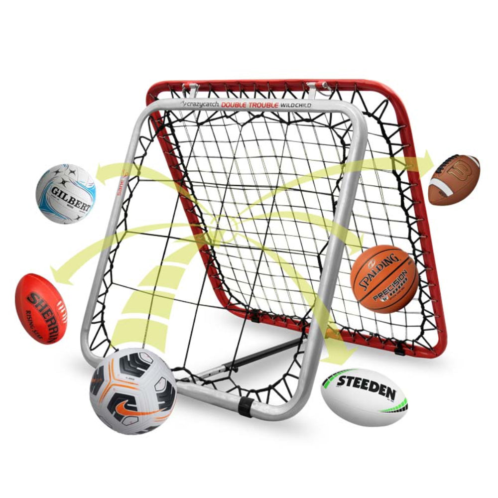 Crazy Catch Wild Child Double Trouble Rebound Net White Balls