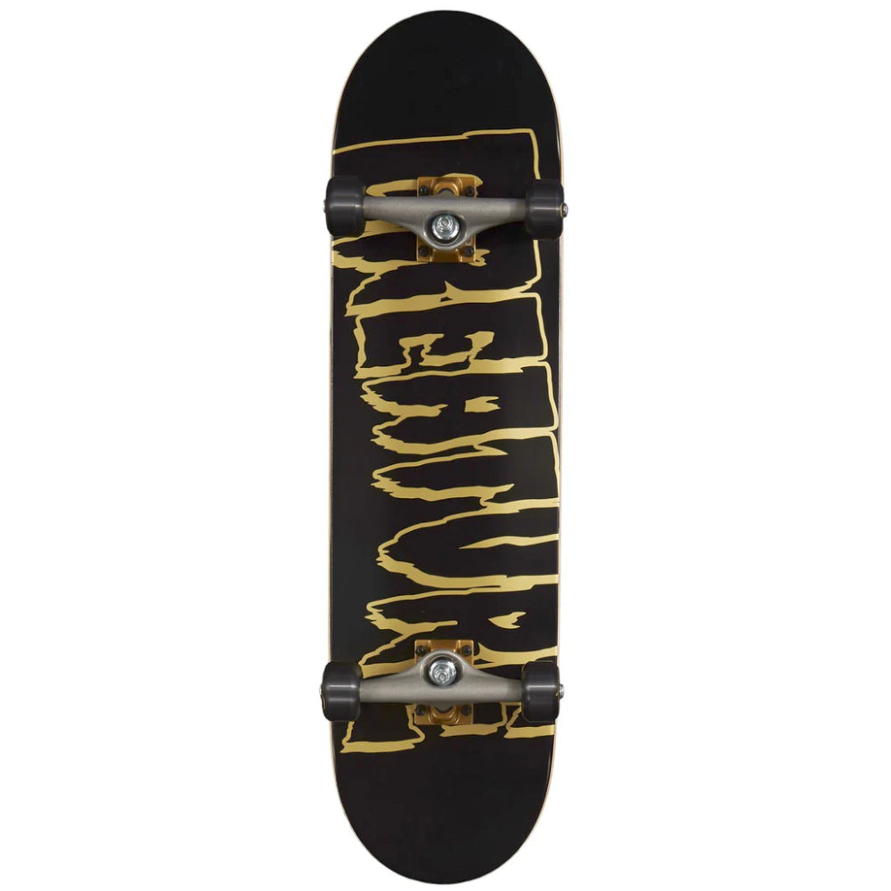 Creature Logo Outline Metallic Gold LG 8.25 - Skateboard Complete