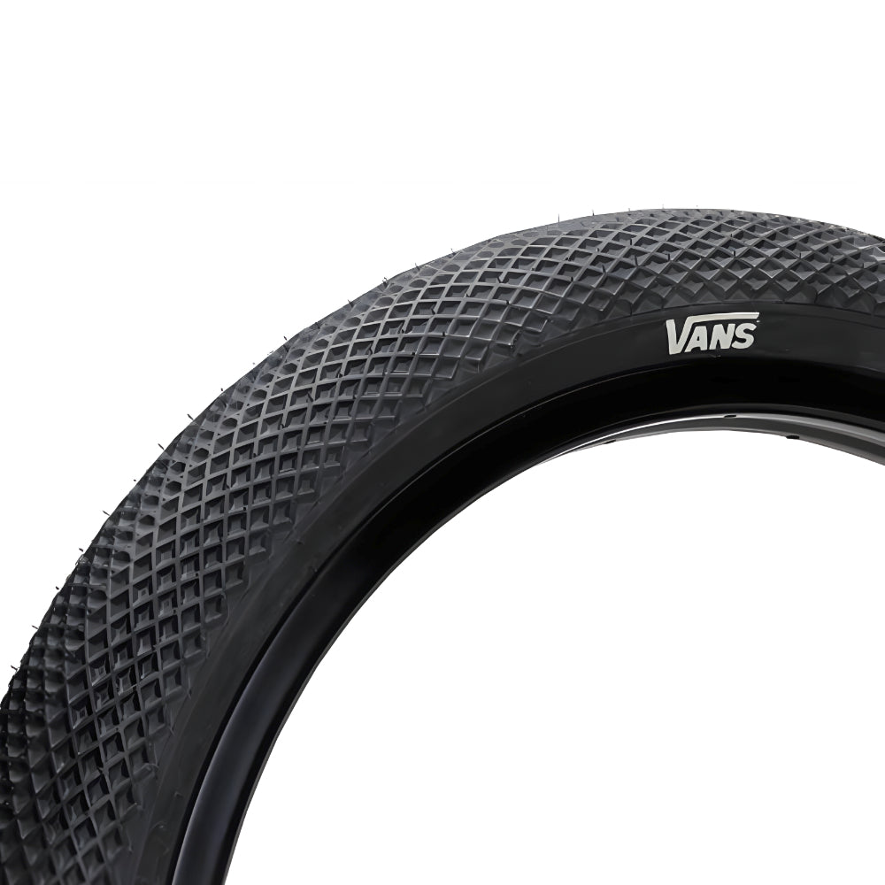Cult X Vans BMX Tires 2.4 Black Close Up