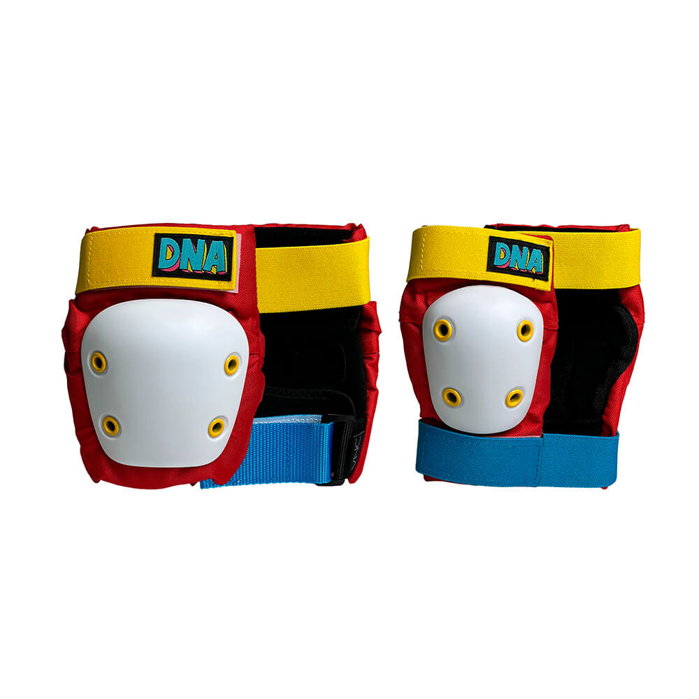 DNA Original Knee & Elbow Pads Pack Retro Red For Kids