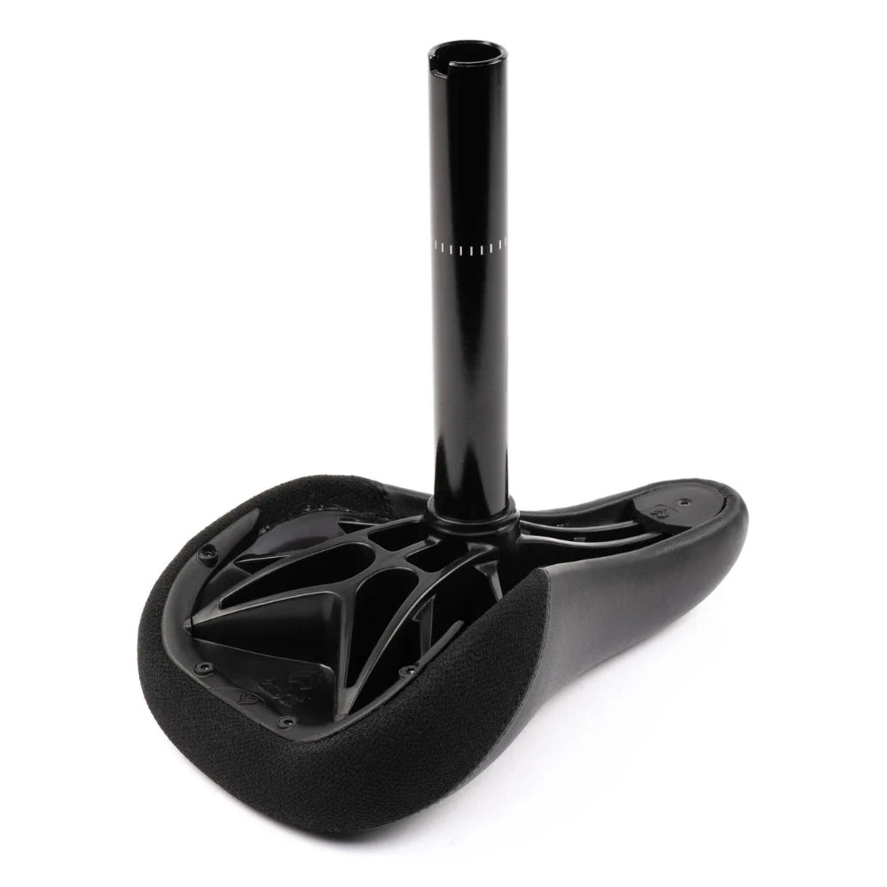Eclat Complex Fat Combo BMX Seat And Post Black Bottom
