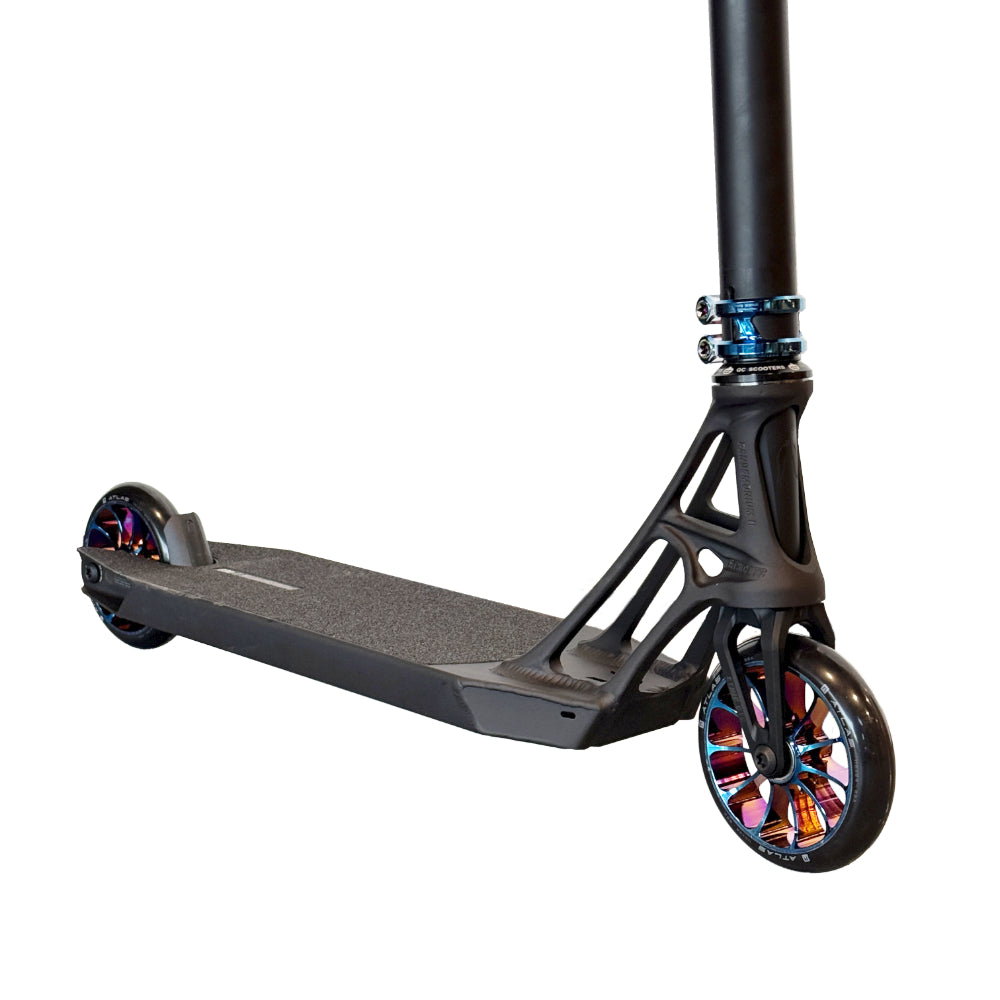 El Legerto Blue Custom Scooter Close Up