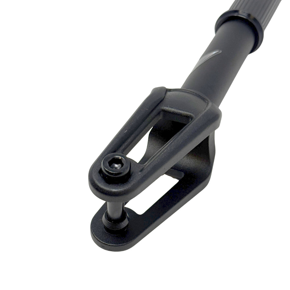Envy Declare V2 IHC Scooter Fork Black M8 Bottom Angle View