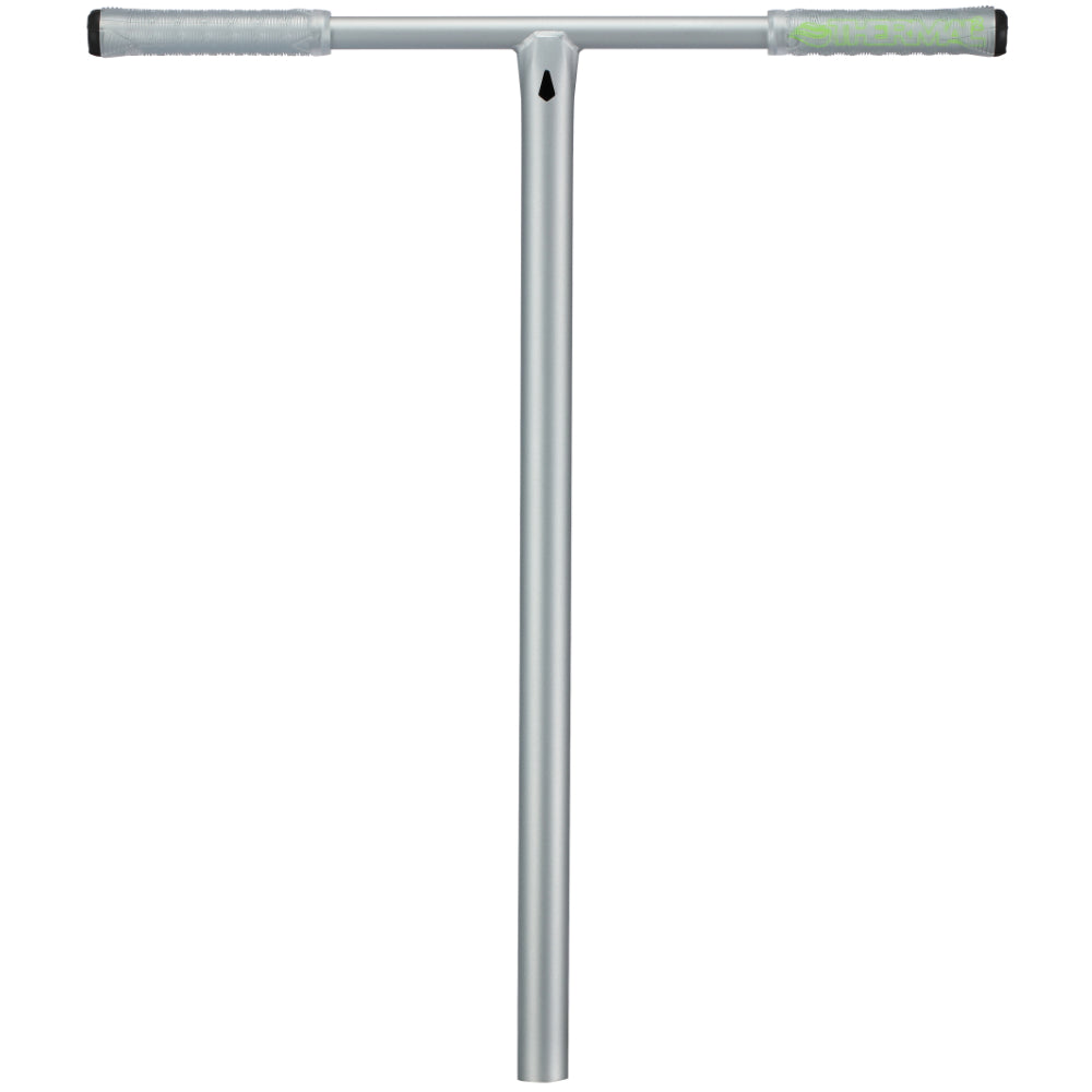 Envy Thermal V2 Butted T Bars Freestyle Scooter Bars Silver With TPR Grips