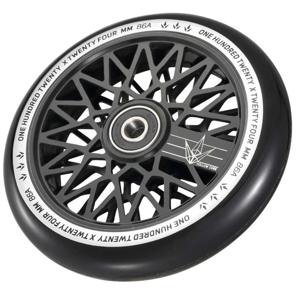 Envy Diamond Hollowcore 120mm Scooter Wheel Black Angle