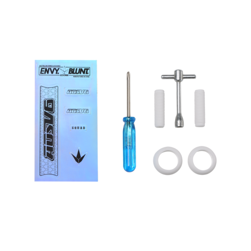 Envy Premium Finger Scooter AOSV6 Chrome Parts In The Box