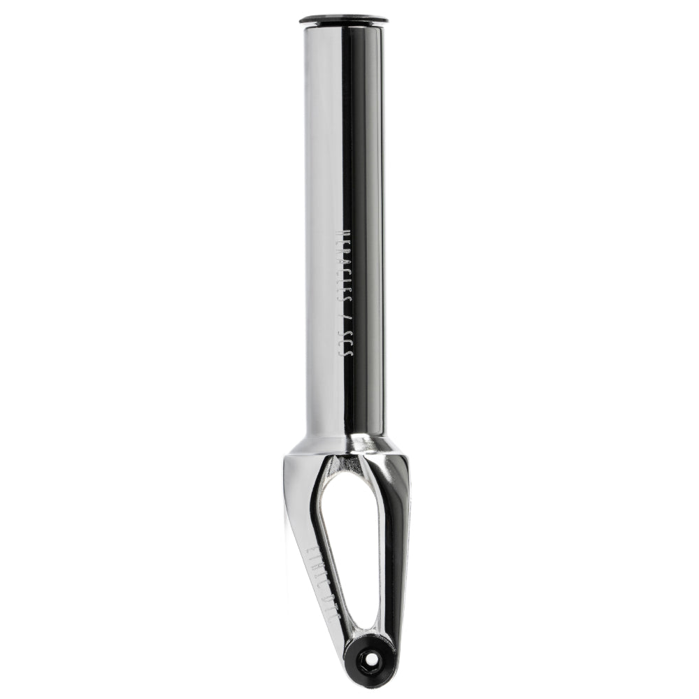 Ethic DTC Heracles Steel 12STD SCS Freestyle Scooter Fork Chrome Side View