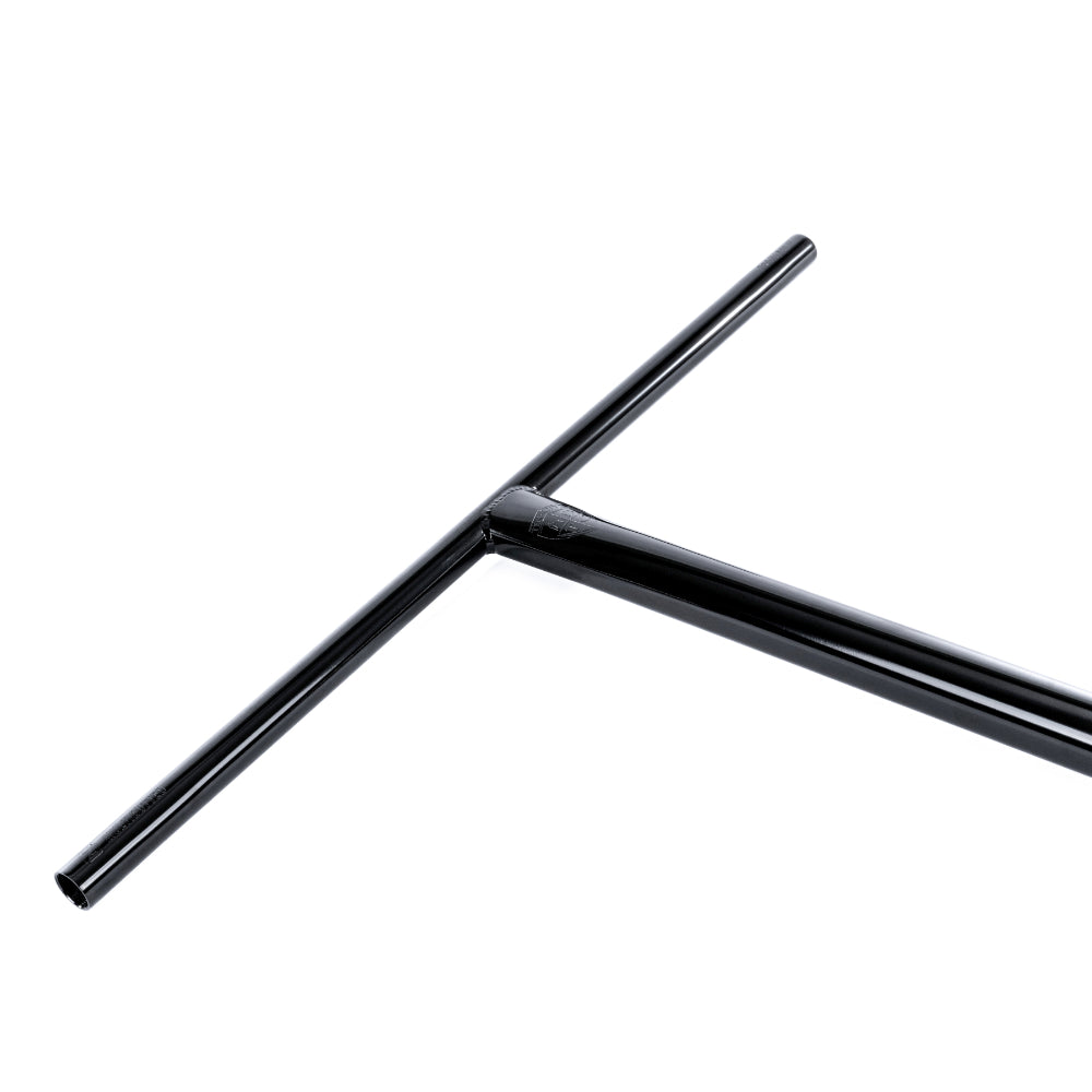 Ethic DTC Tenacity V2 Butted Black Mirror Light Freestyle Scooter T Bars Angle View