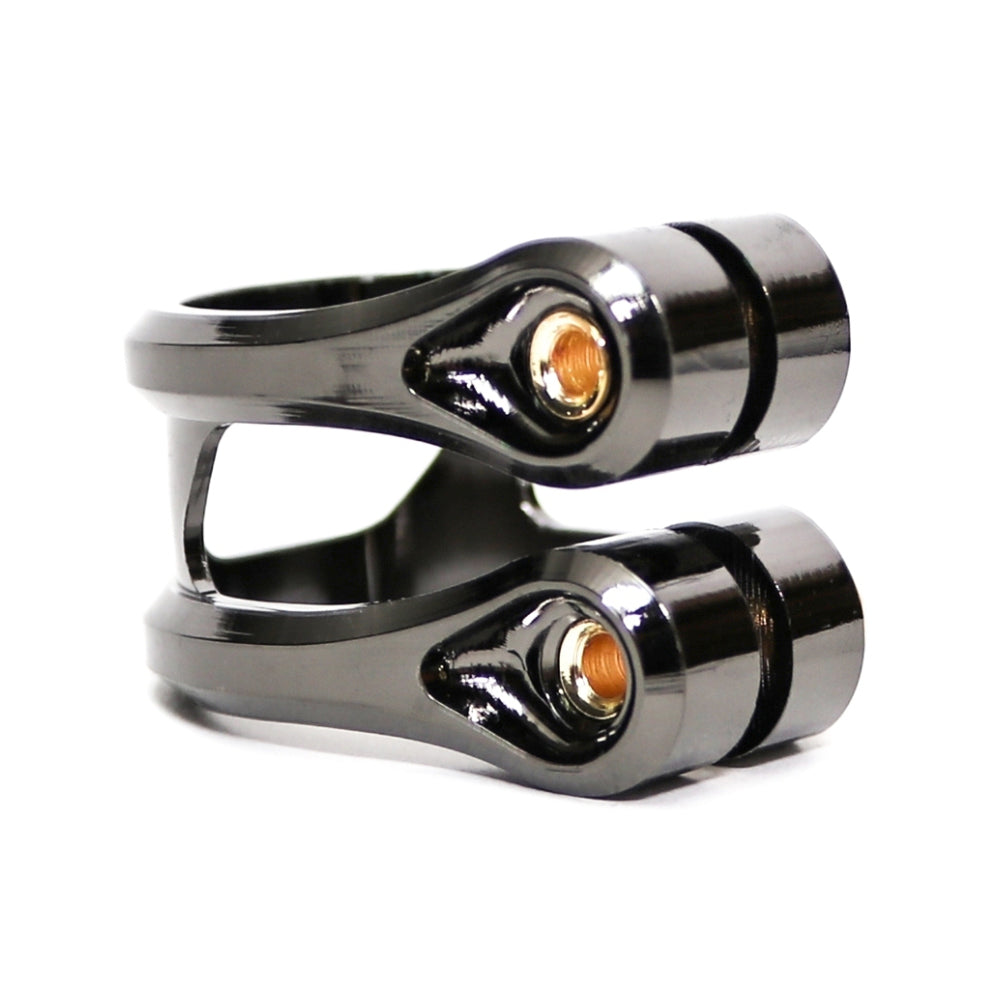 Ethic Sylphe - Scooter Clamp It has a minimalist design and and a good tightening power thanks to the M8 screws. Black Chrome Back