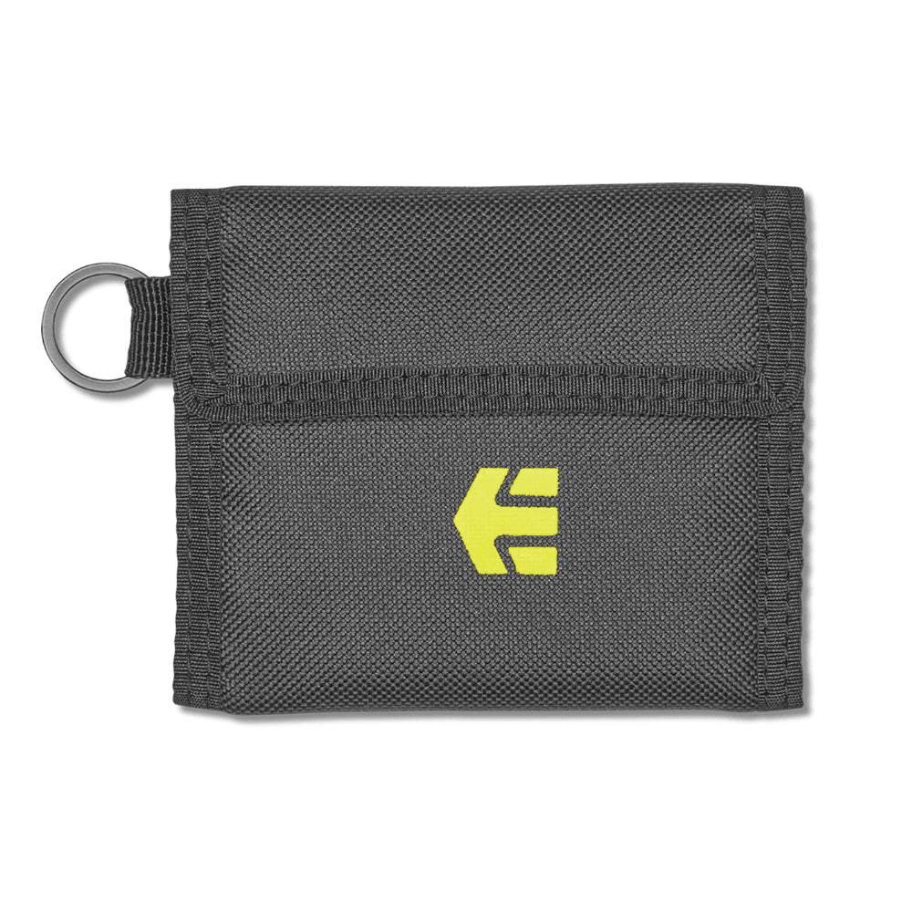 Etnies Stacks Wallet Black Top Yellow Logo