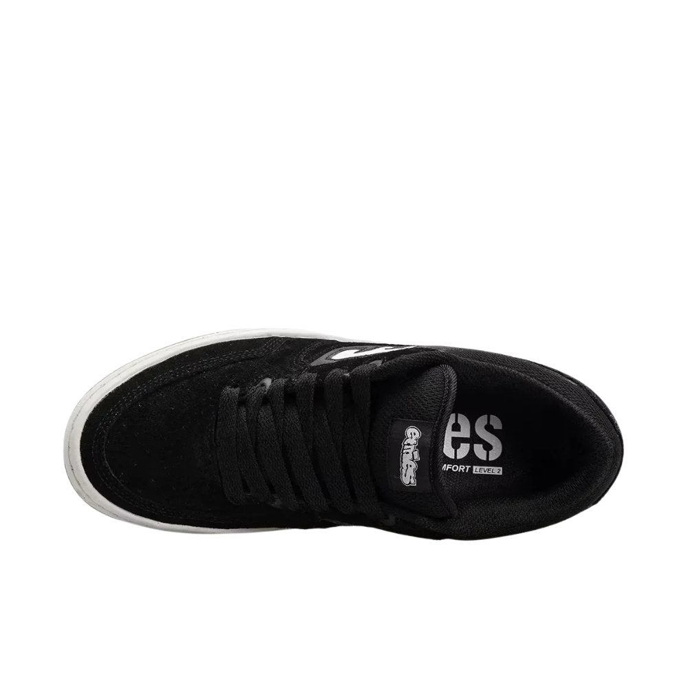 Etnies Loot Black / White Shoes Top View