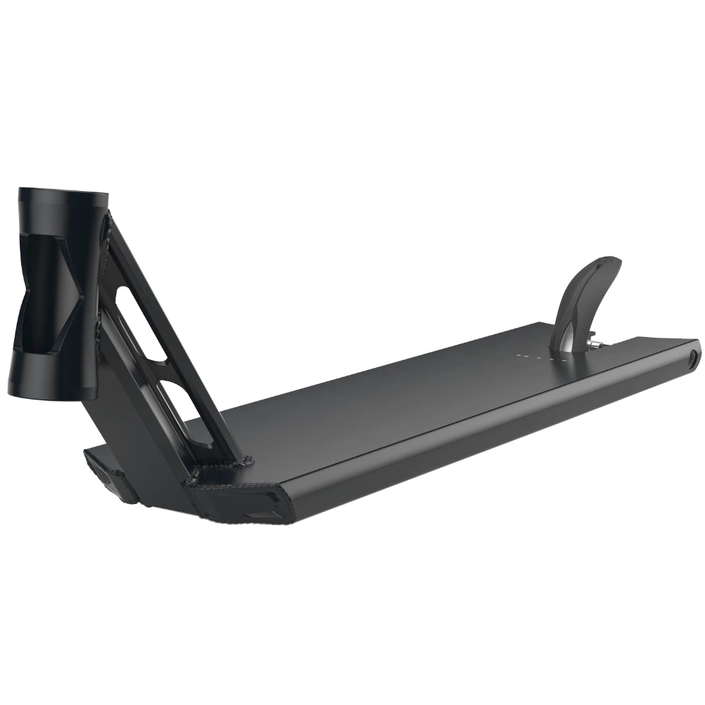 Fuzion Entropy 2.0 Boxed Matte Black Freestyle Scooter Deck Left