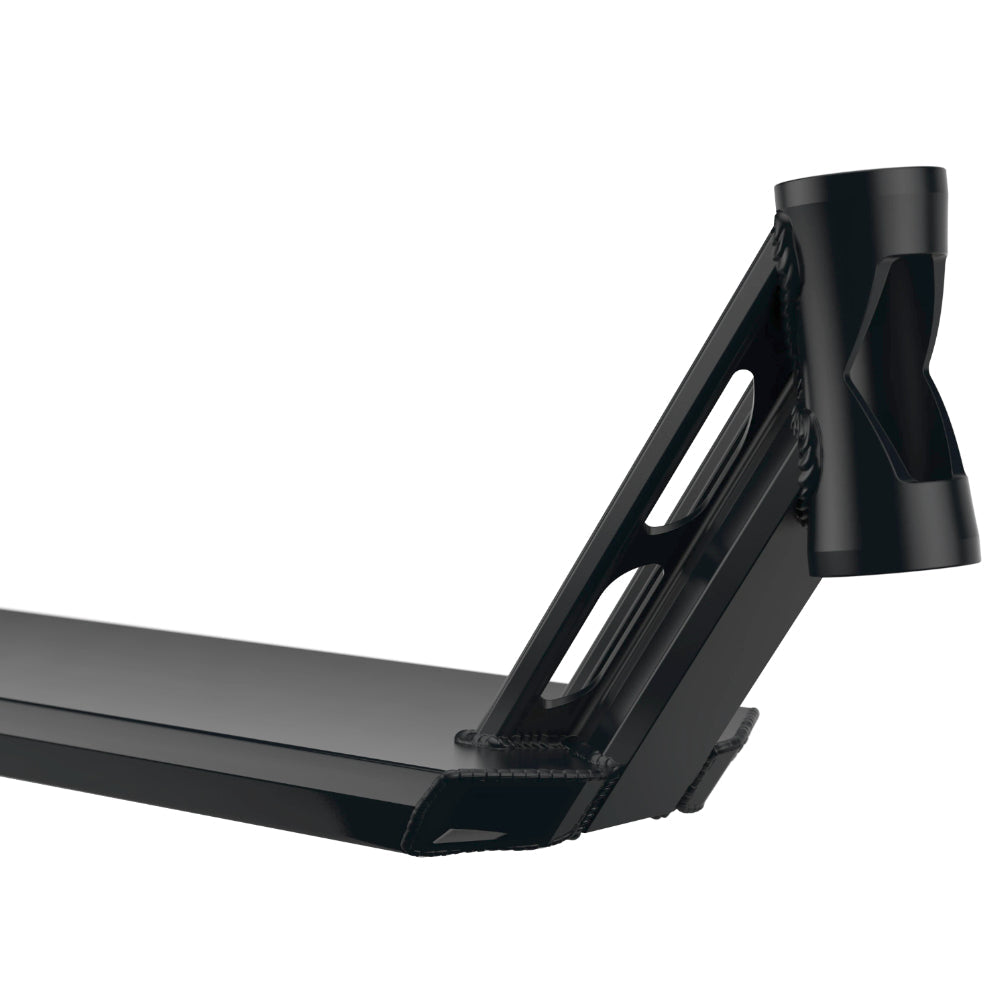 Fuzion Entropy 2.0 Boxed Matte Black Freestyle Scooter Deck Forged Neck