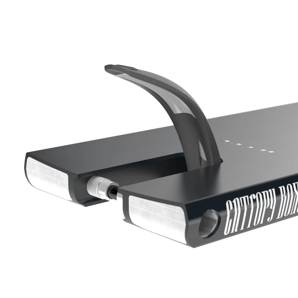 Fuzion Entropy 2.0 Boxed Matte Black Freestyle Scooter Deck Aluminium Drop Outs