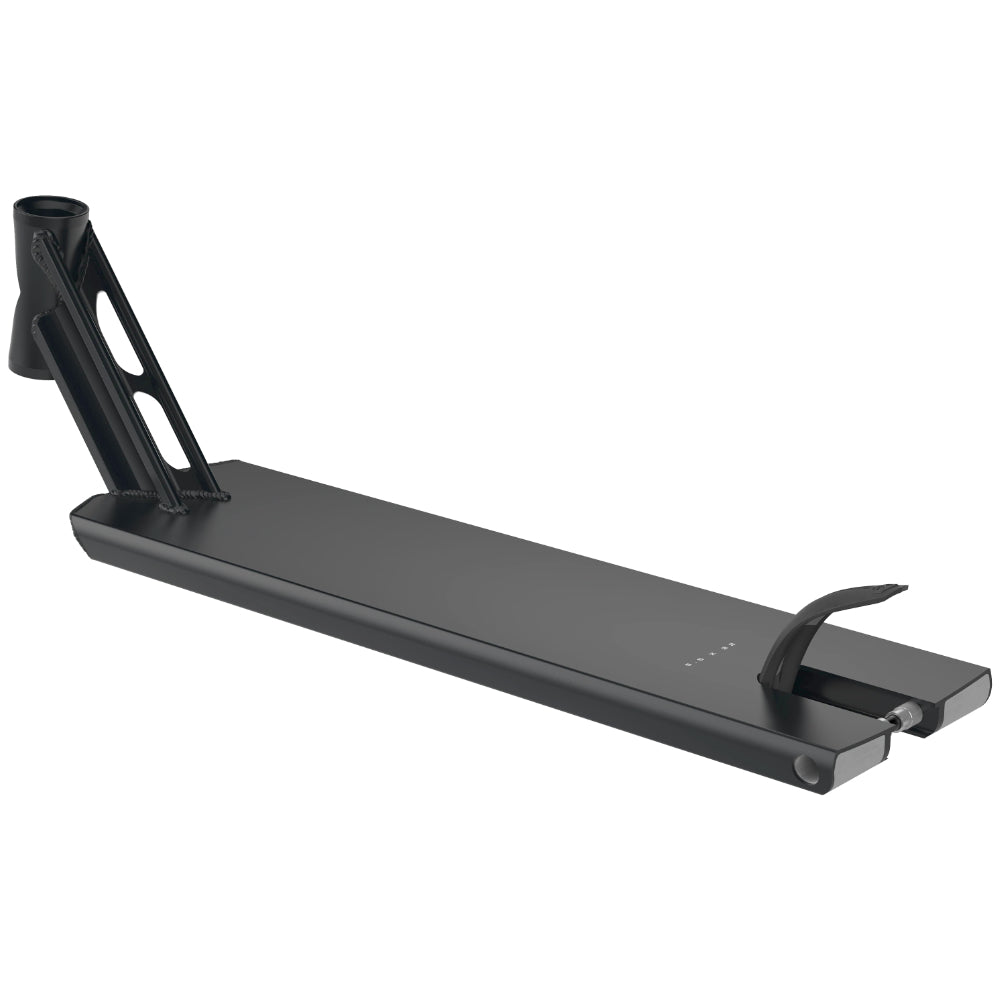 Fuzion Entropy 2.0 Boxed Matte Black Freestyle Scooter Deck Rear Left