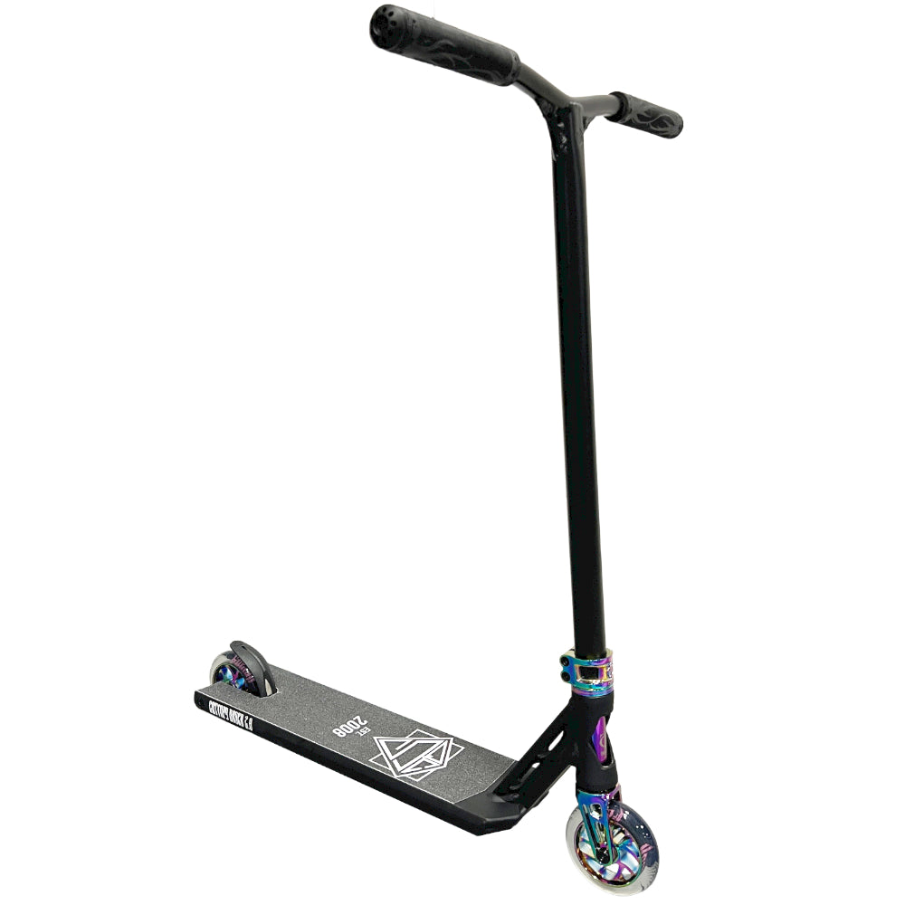 Fuzion Entropy 2.0 Hybrid Black Neo - Custom Scooter Full View